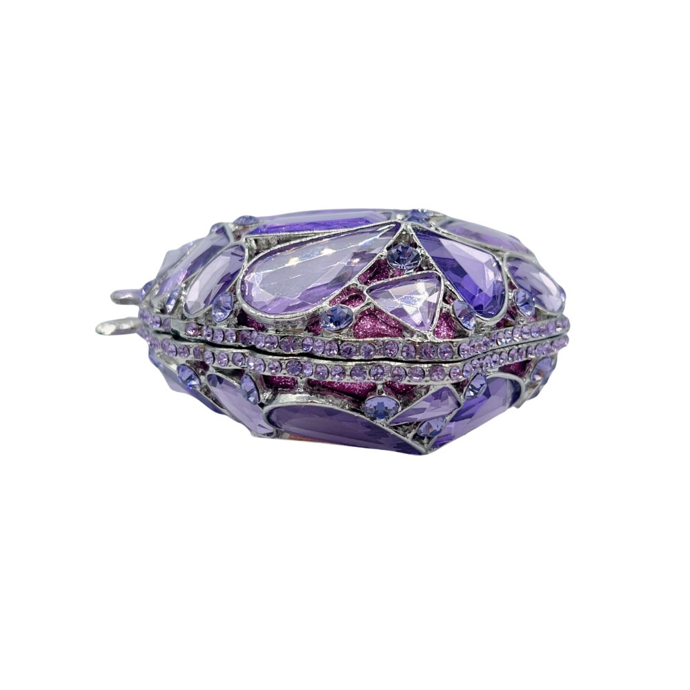 Bolsa de embrague transfronteriza de vidrio hueco con diamantes bolsas de cena ligeras de lujo de mano bolsas de mujer cadena de hombro vestido de noche