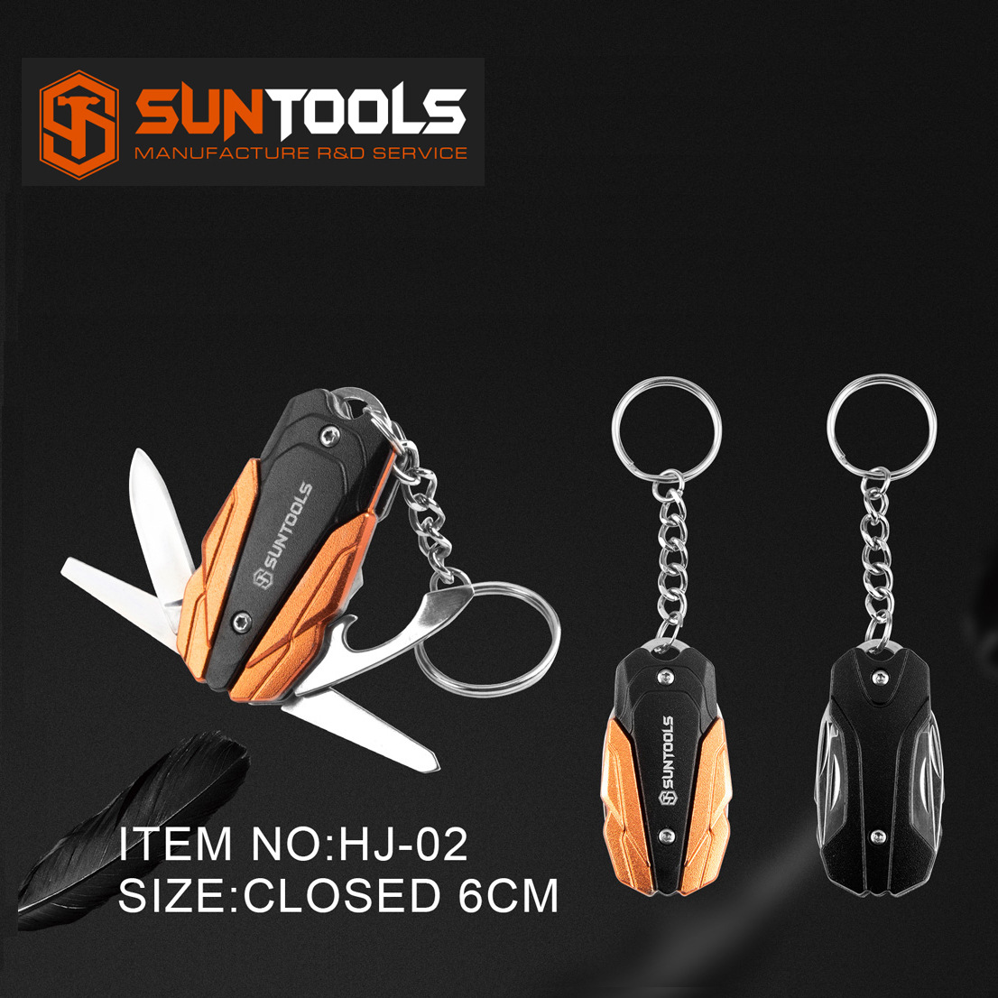 批发不锈钢多功能钥匙扣小刀 四开多功能小刀 迷你便携多用折叠刀