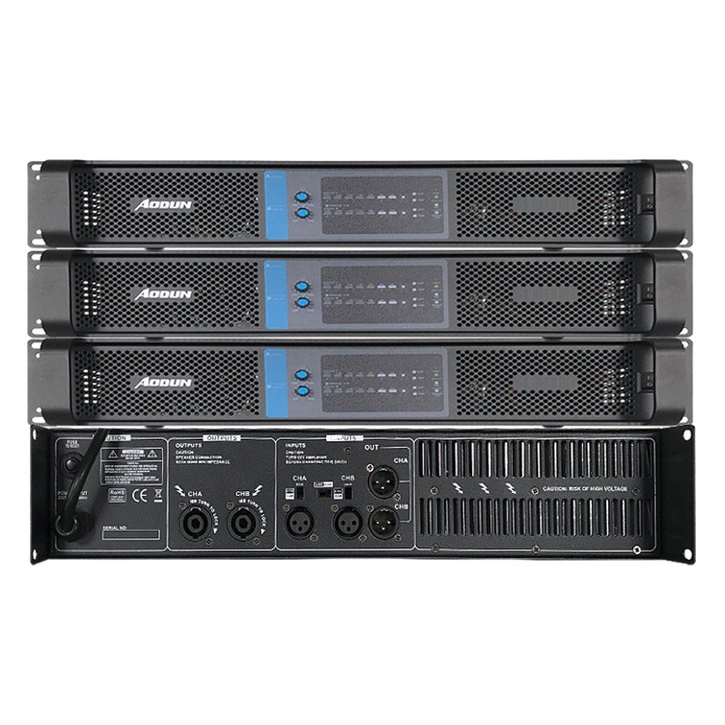 Equipo de audio profesional de alta potencia digital de cuatro canales altavoz digital al por mayor transfronterizo 600W 800W 1500
