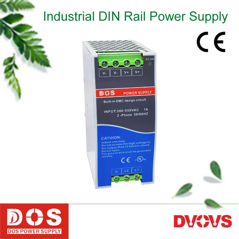 对标WDR-120-24替换型号DBR-120-24T2高效率工业级导轨式开关电源