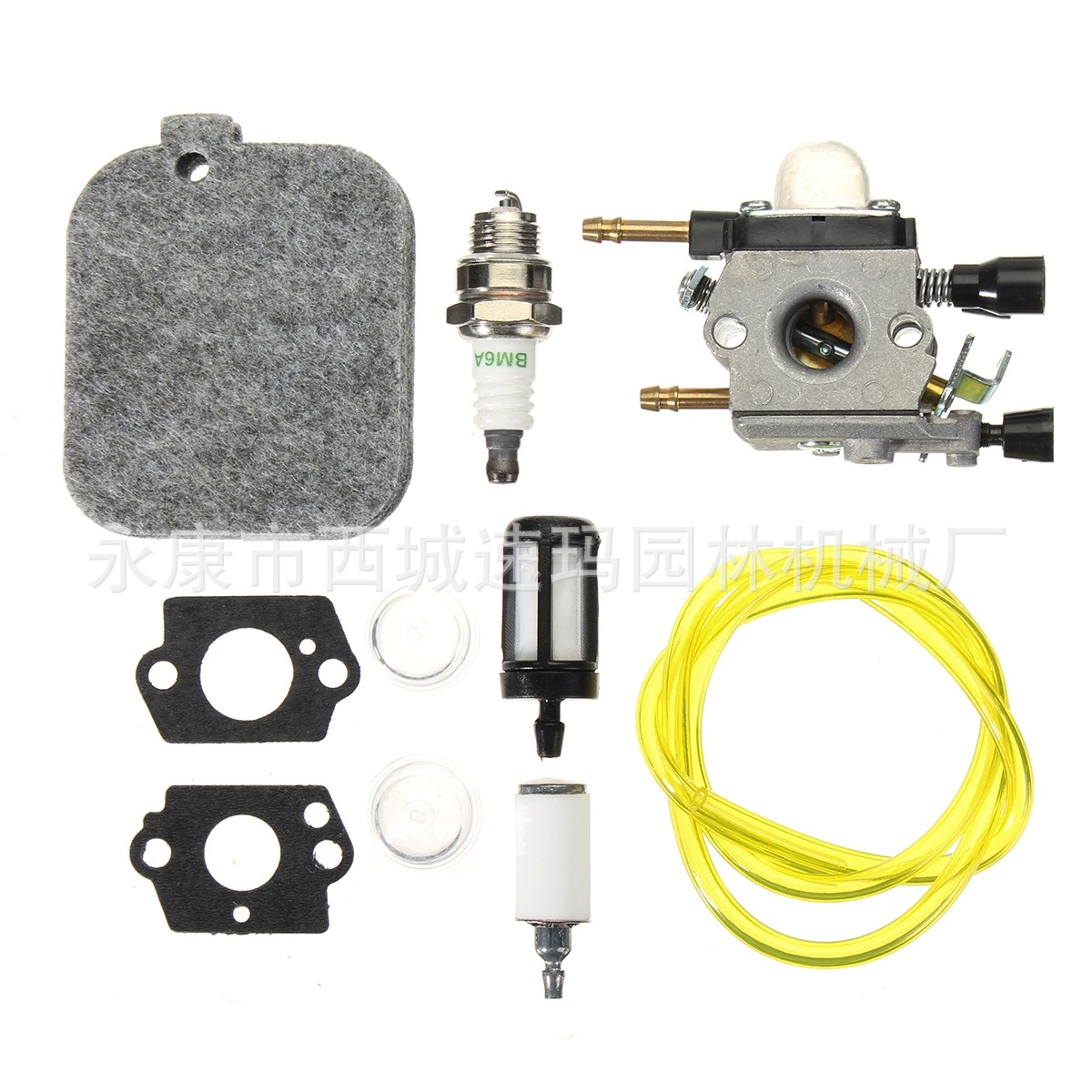 Suministro de carburador Mingye FS55 FS55R KM55 C1Q-S186A ZAMA carbohidratos