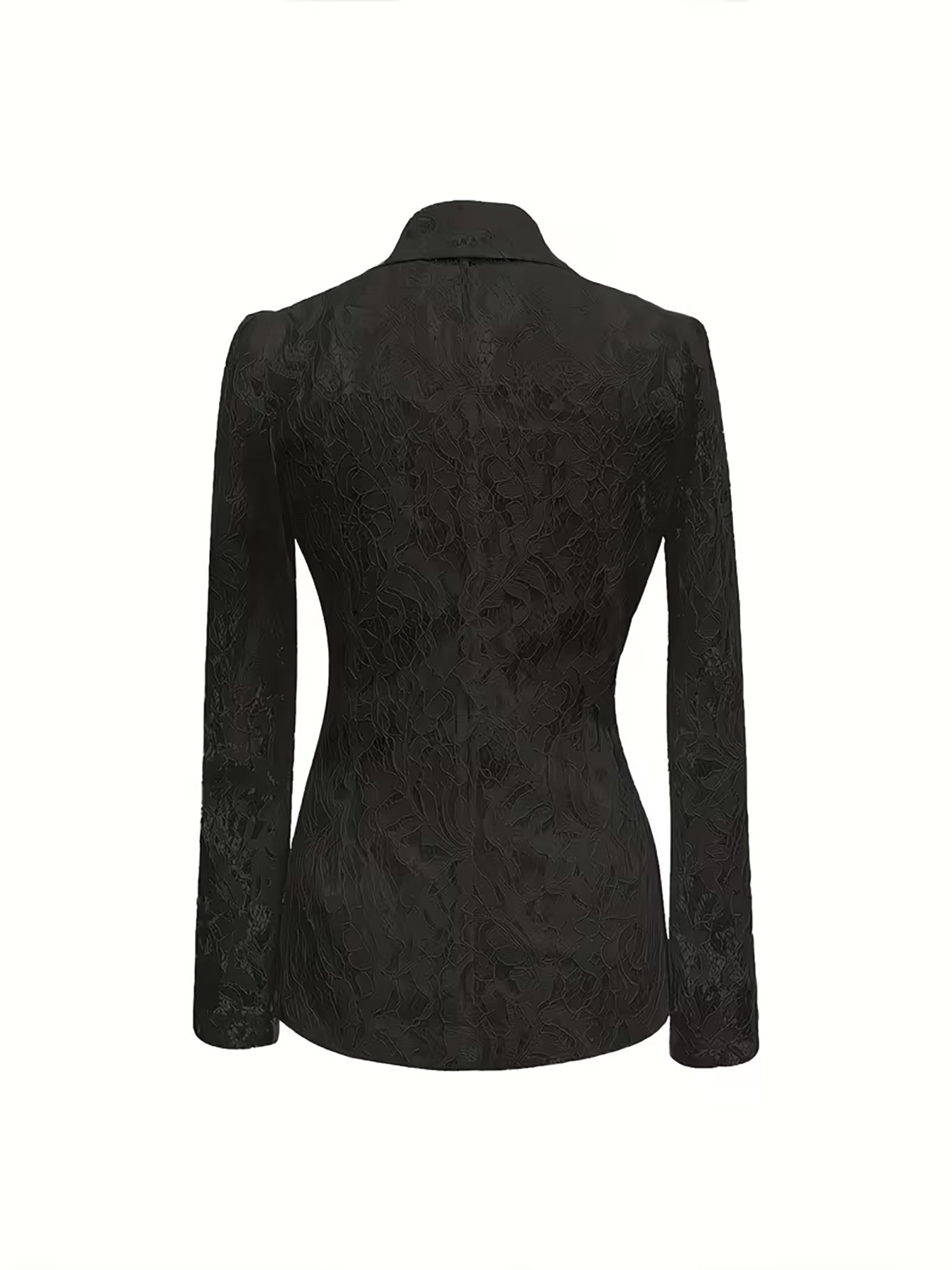 Blazer Élegant Pour Femme Coupe Slim Avec Détails Patchwork Et Découpes_voghion.com