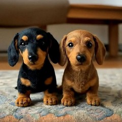 跨境新款 Emotional Healing on Demand 腊肠犬毛绒公仔沙发摆件