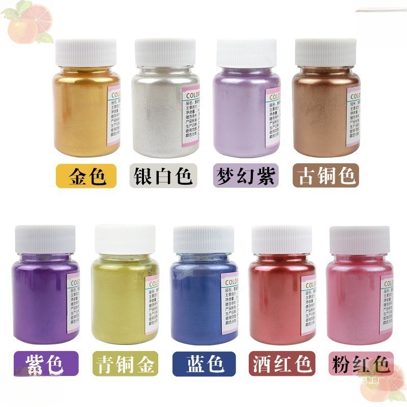 批发闪粉铜粉装饰龙翻糖蛋糕食用不可金粉糖粉巧克力粉色珠驯航新