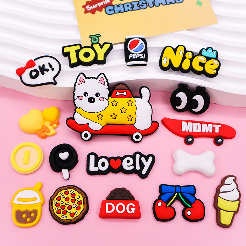 Original Skateboard West Highland Puppy Soft Glue DIY Decorative Accessories Mobile Phone Case iPad Shell Patch Water Cup Handmade Sticker