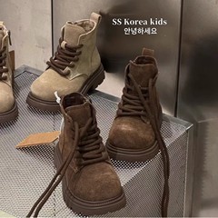 儿童马丁靴女韩版秋冬新款女童靴子厚底侧拉链男童短靴宝宝马丁靴