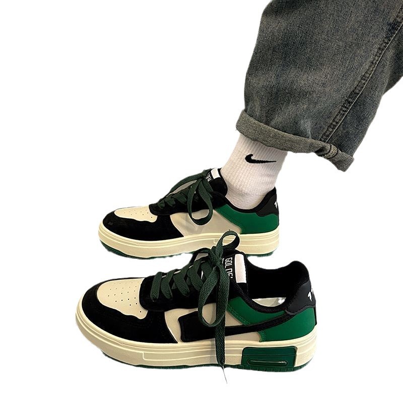 Red popularidad explosiva de Hong Kong estilo de suela gruesa zapatillas deportivas de verano transpirables versátiles nicho 2024 nuevo diseño nicho zapatillas de skate