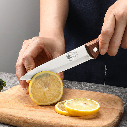 Wholesale stainless steel fruit knife for foreign trade, dormitory and household peeling knife, watermelon cutting kitchen utensils, vegetable cutting, drop shipping