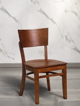 设计师TJOY-824北欧实木餐椅家用轻奢简约现代靠背椅饭店餐馆厅凳