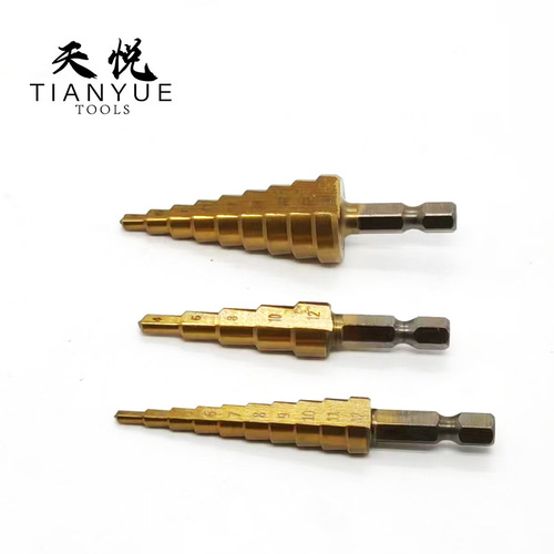 Pillar Drill Small 3-pcs Triplet Set 3-12mm, 4-12mm, 4-20mm Hex Shank Pilot and Counterbore Drill