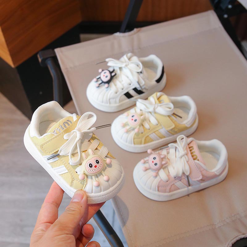 Children's Shoes Baby Toddler Shoes 2025 Autum New Leather Waterproof Sports Shoes for Boys and Girls Toddler Sneakers