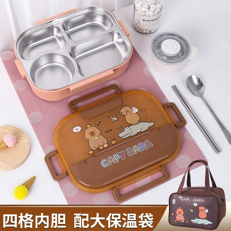 Capacious soup bowl for students stainless steel