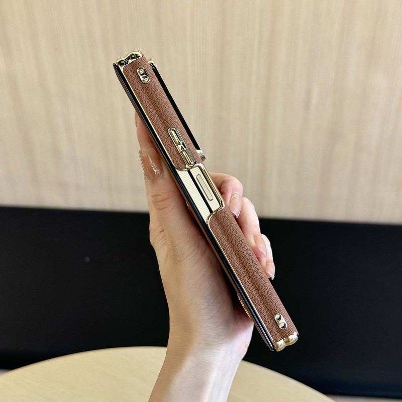 适用三星W25双中轴心系天下手机壳FOLD6磁吸翻盖皮套ZFOLD7保护套|undefined