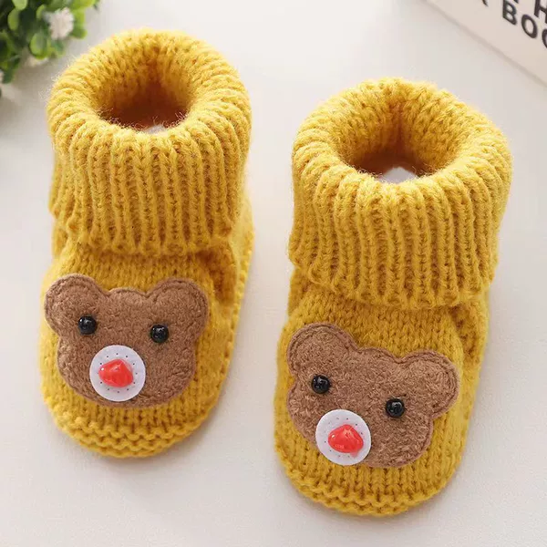 Gold (Little Bear Wool Shoes 009)