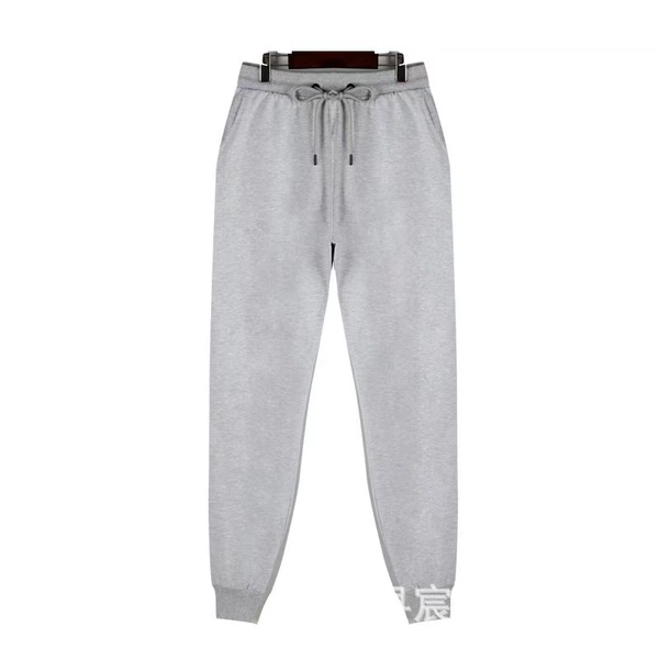 Heather gray-terry sweatpants