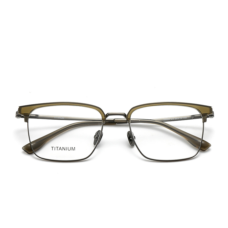 STUDIOMUKU gafas de madera cool línea de gama alta marco de gafas de diseño de contraste estilo marco de gafas retro