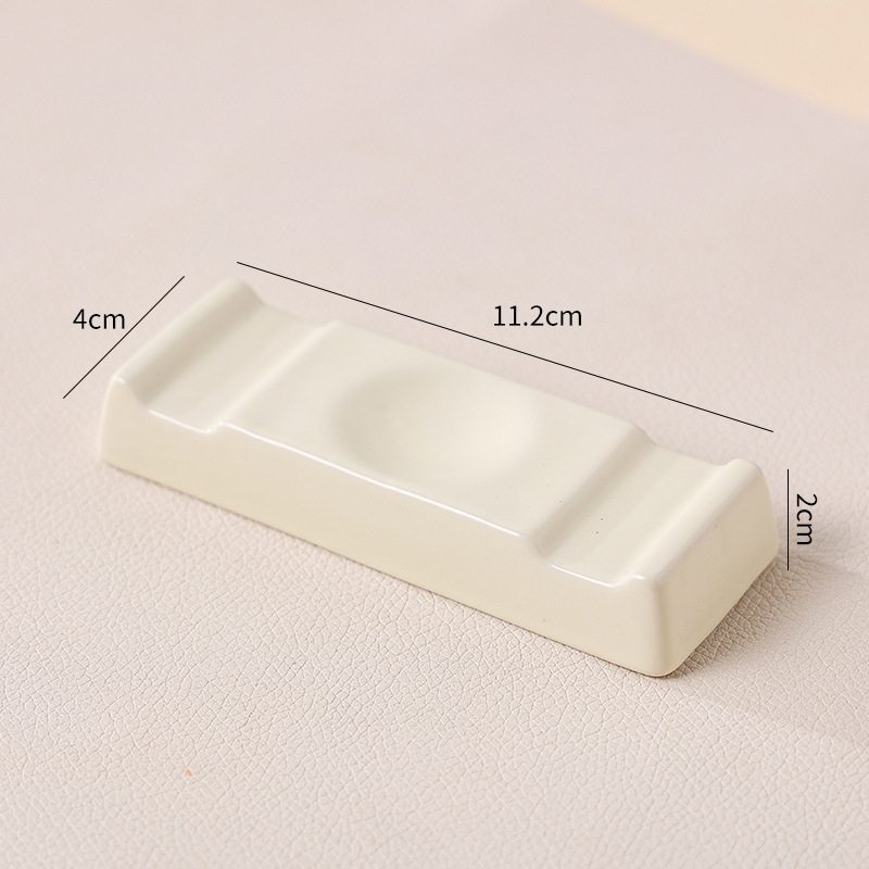 クリーム風置物食器セラミック箸立て多目的箸立て箸枕箸立てスプーンスプーンホルダー公箸立てスプーン|undefined
