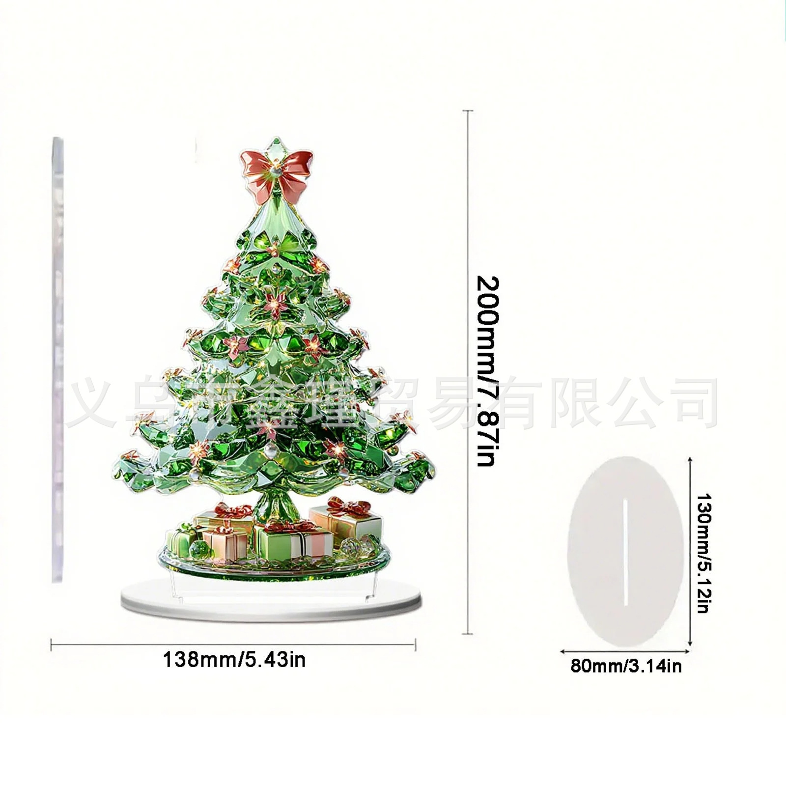 Nuevos productos transfronterizos creativos árbol de Navidad decoración acrílica decoración para el hogar de vacaciones image 11
