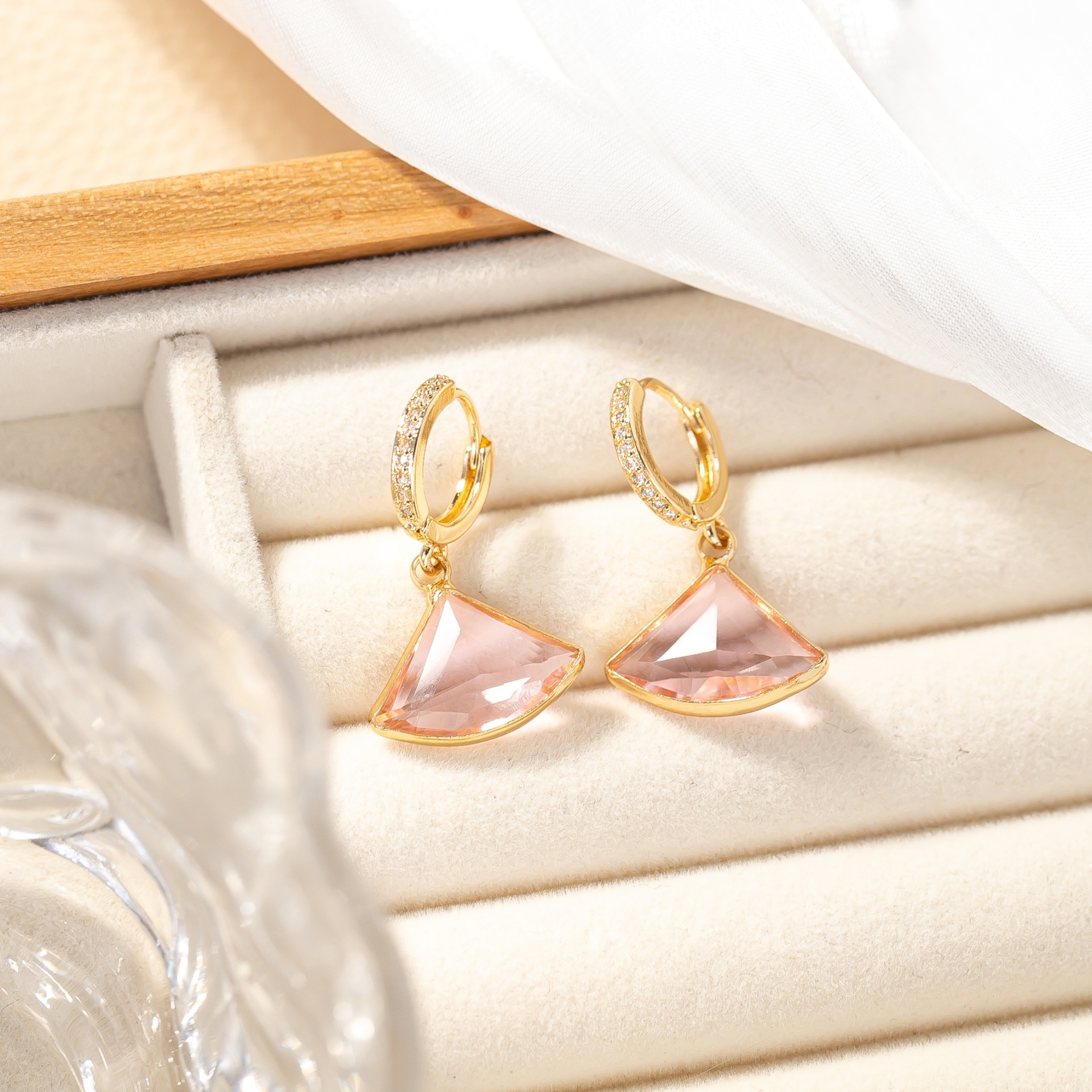 Copper Basic Plating Triangle Earrings display picture 5