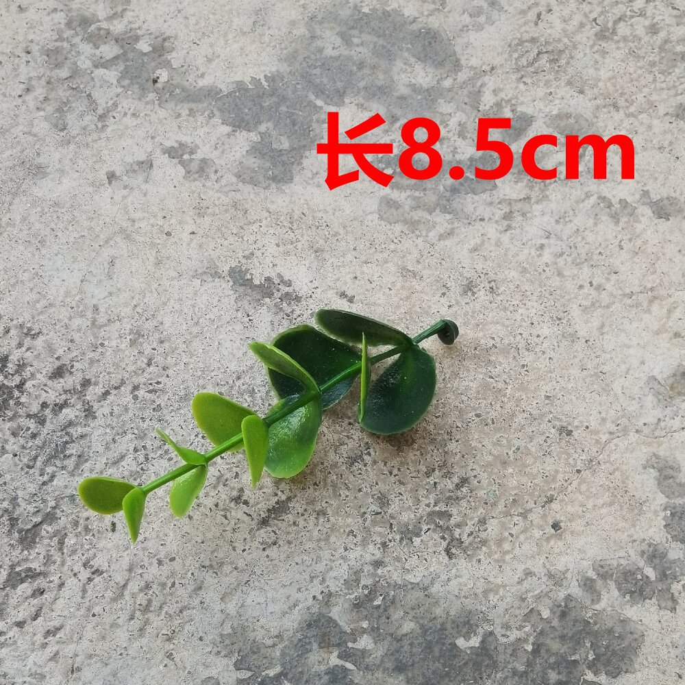 Imitación de hojas verdes hierba de agua hoja persa decoración de flores de boda pared flor de pecho accesorios de muñeca flores diy accesorios hechos a mano
