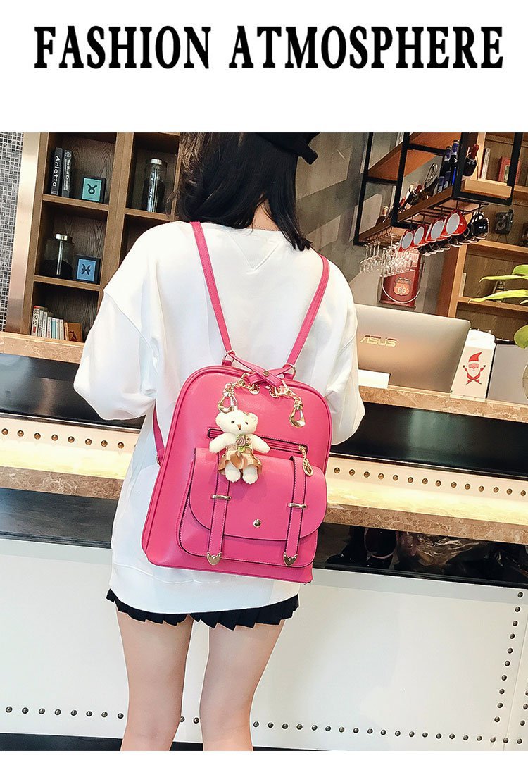 New style backpacks for women, fresh and cute student fashion and casual Korean-style women's bags, cross-border one-piece shipping worldwide undefined