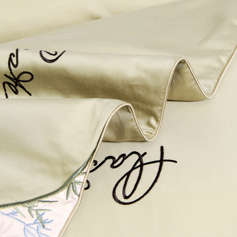 Xinjiang algodón 100 algodón largo bordado de cuatro piezas artesanal algodón completo conjunto de algodón largo conjunto de cuatro piezas