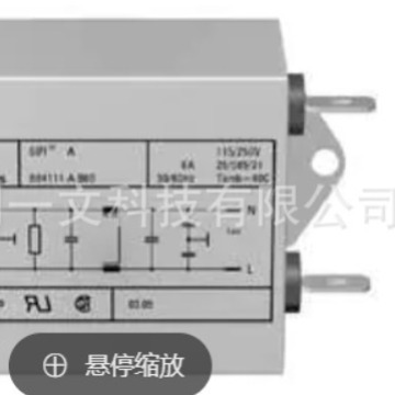 B84112B0000B060/EPCOS/电源线滤波器 6A 115/250V 2-LINE/现货