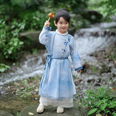 2025秋季新款男童汉服古风帅气中国风明制男孩宝中秋节儿童演出服