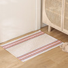 60x90 cotton wire woven ground pad color strip multi -color breathable simple entry door pad foot pad house pad