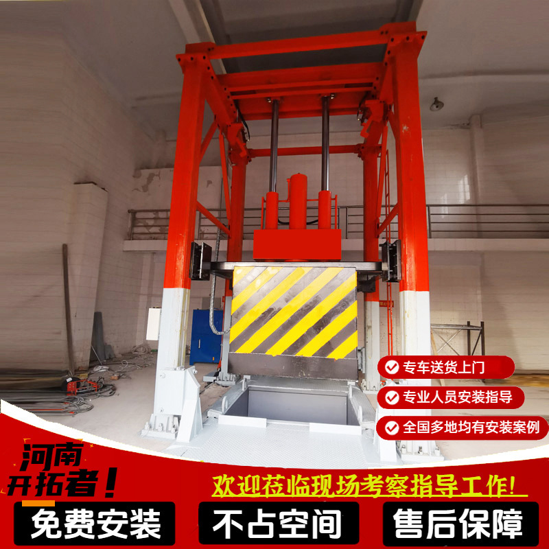 County-level garbage compression device buried underground compressed garbage bin transfer station garbage compressor construction