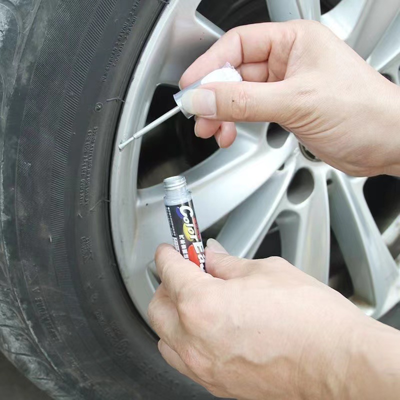 Car touch-up pen, scratch and dent repair magic, scratch removal liquid, pearl white, black, red, silver paint, surface coating.