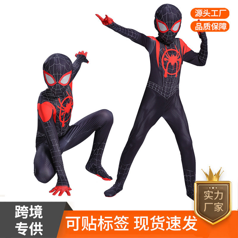 Spiderman One-piece Tights Halloween Costume Costume Adult Kids One-piece Suit