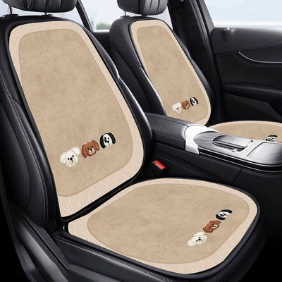 car seat cushions, suitable: Cool pad - three-puppies-1-backrest-1-seat-cushionsuitable-for-both-driver-and-passenger-seats
