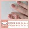 Fake nails, short nail stickers for manicure, wholesale