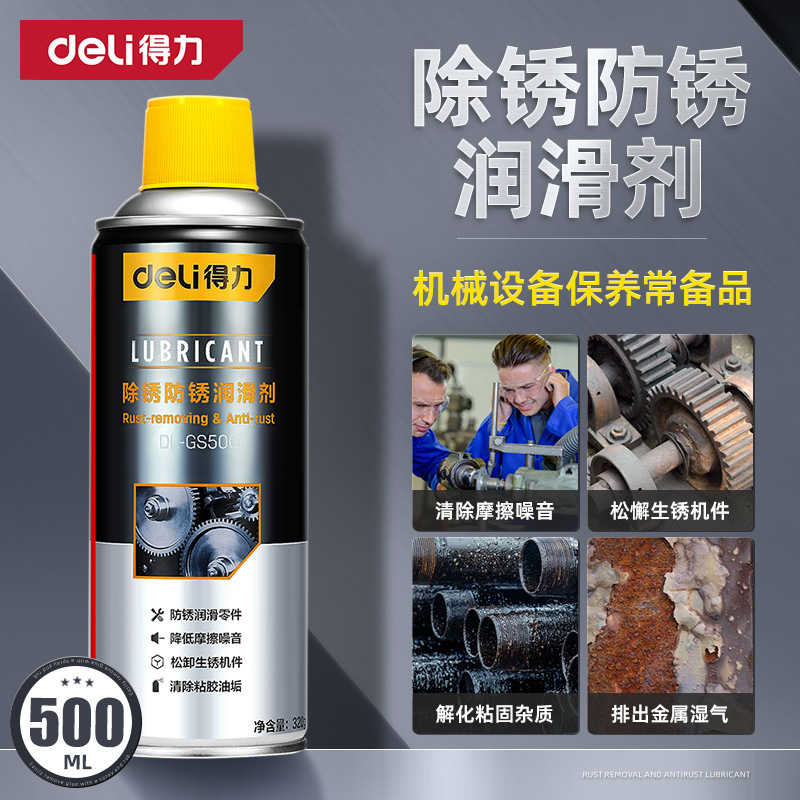 Desoxidante de poder, lubricante de limpieza rápida de metal, fuerte desoxidante, puerta de bloqueo de ruido, tornillo de bisagra de ventana suelto
