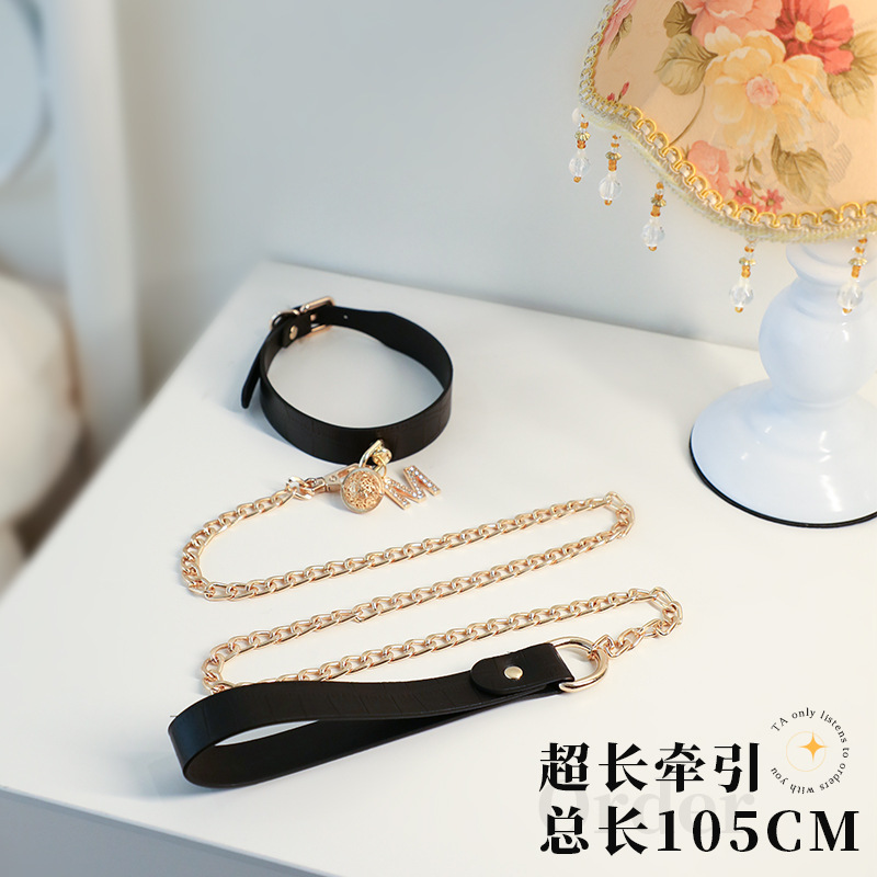 Collar de campana de tracción dorada SM juguetes alternativos juguetes sexuales para adultos juguetes sexuales divertidos 100 / caja