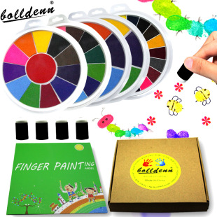 �羳��ͯ��ָ��ӡ̨ӡ���A����ɫPVC��ָӡ����Ϻ��b�h����ˮϴ