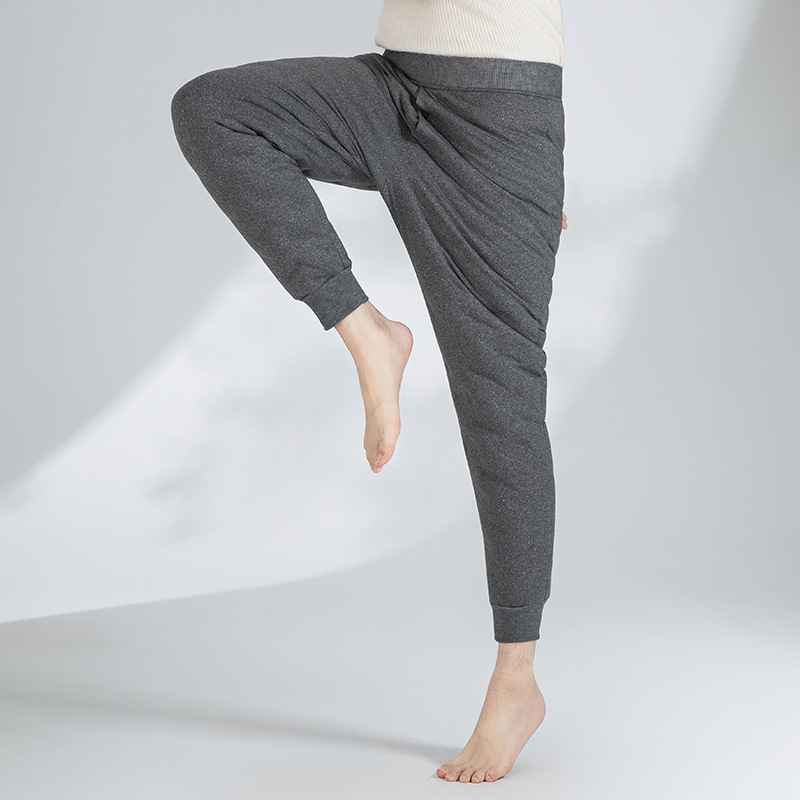 25 Brand Men's down Pants for Inner Wear, Thickeneded Liner Pants, Middle-Aged and Elderly Dad's Home Casual Pants and Pants