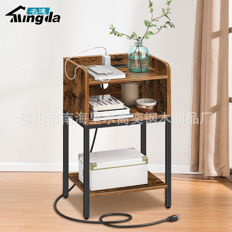 Amazon manufacturer's bedside table ins wind light luxury bedside…