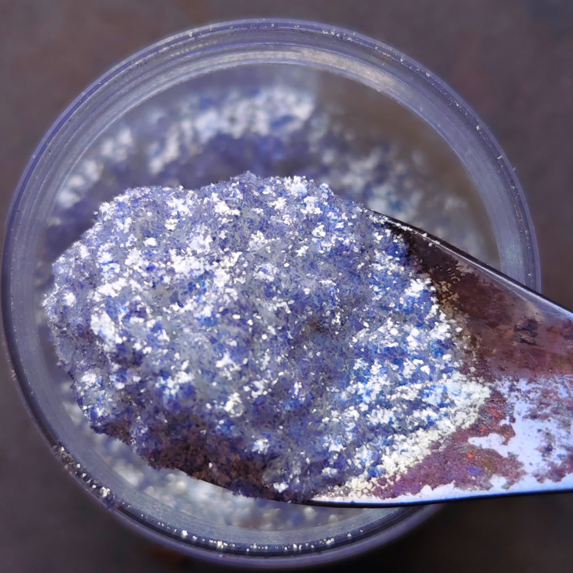 新品爆闪幻彩钻石闪片珠光粉 高闪耀玻璃基材偏光钻石珠光粉 10g