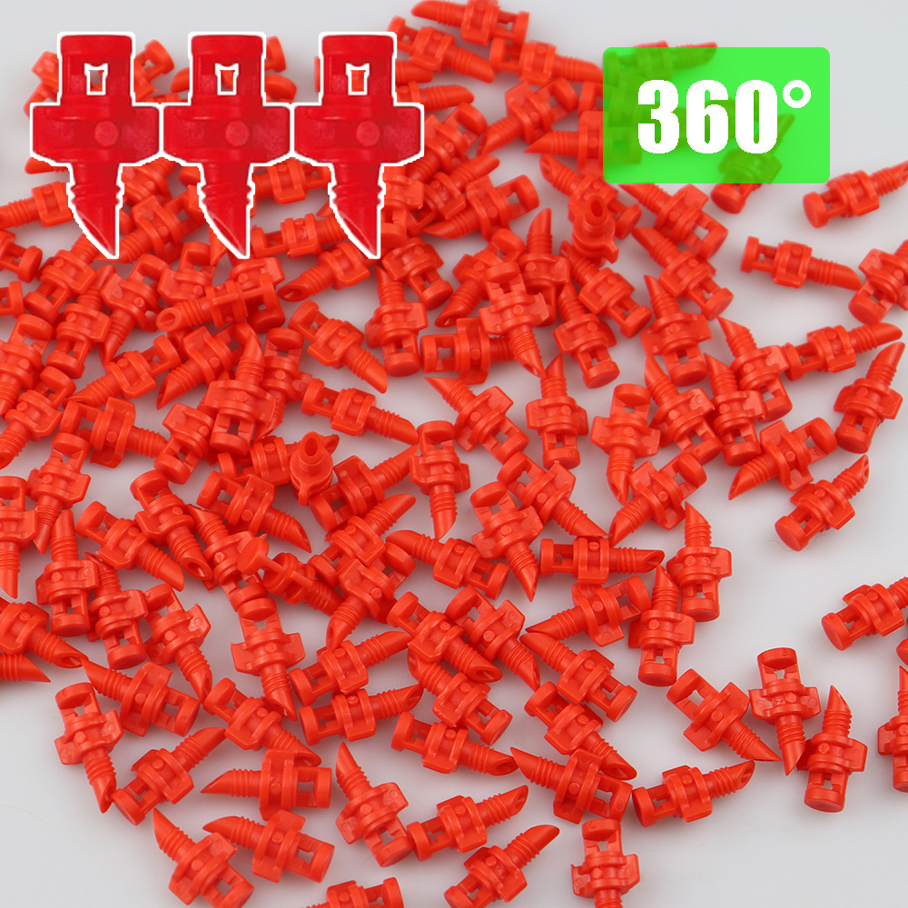 90 180 360 grados refracción atomización goteo rociador automático de agua micro-spray vegetal simple refracción atomización rociador