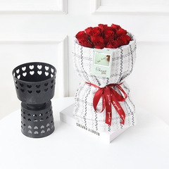 小香風鮮花包裝劍桶內襯底座包花神器花店固定圓形花束內膽材料