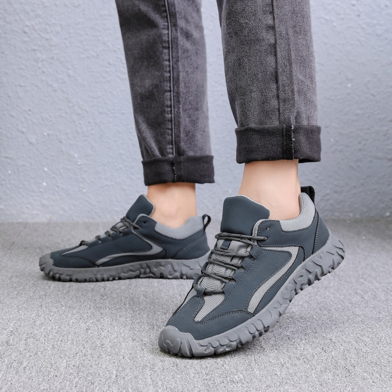 2025 primavera y otoño nuevos zapatos de moda de hombre grandes zapatos casuales de moda transfronterizos zapatos de malla para hombres zapatos planos al aire libre image 4