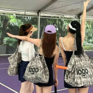 A New Model of Lo High-End Canvas Bag with Large Capacity, Tie-Dye Design, Suitable for Shopping, Yoga, Fitness, Outdoor Activities, Commuting, and Travel Tote Bag