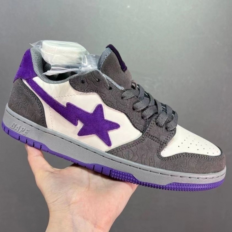 BAPESTA SK8 COURT DUNK zapatos vibe meteorito negro verde zapatos casuales de skate baja zapatos de hombre