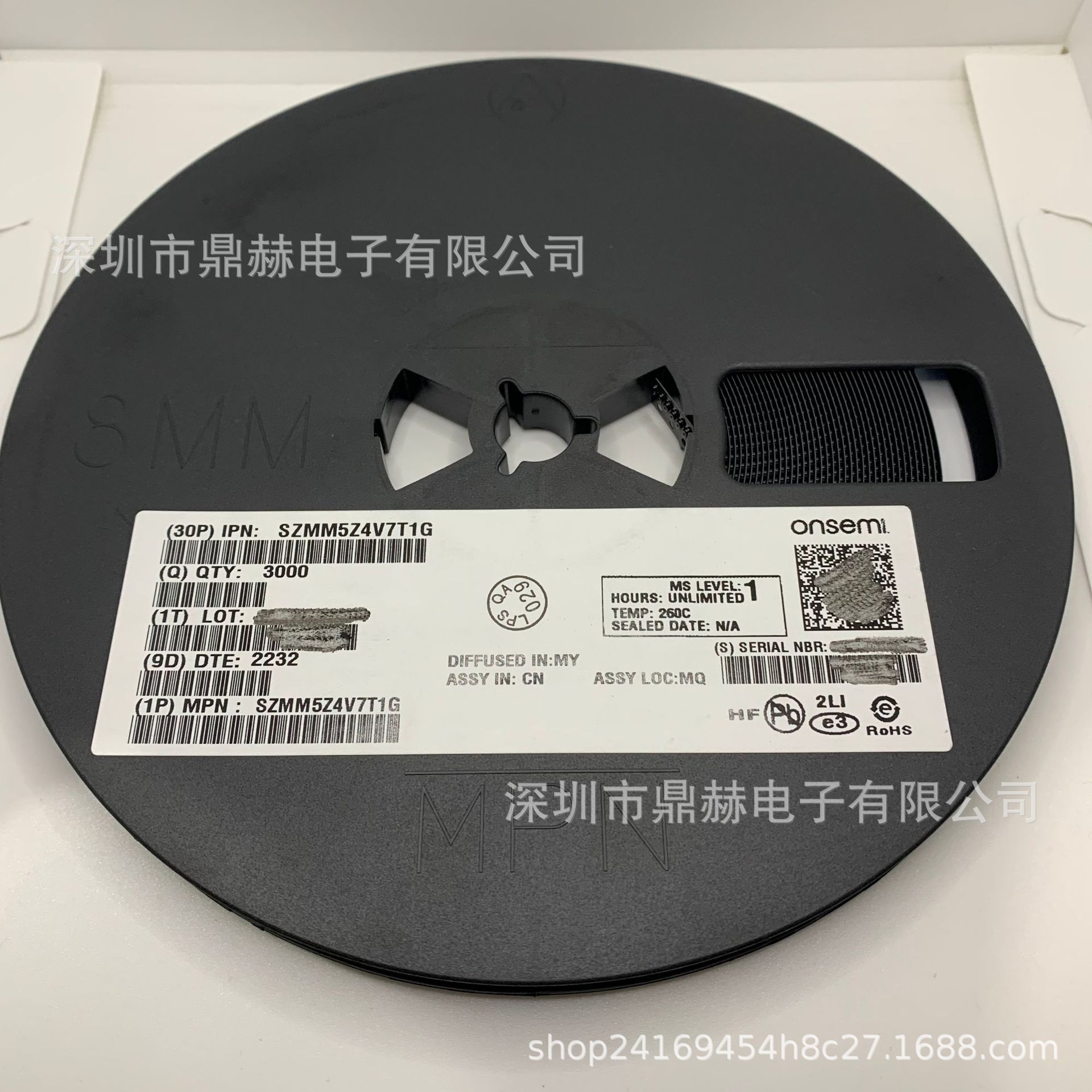 全新原装原标 SZMM5Z4V7T1G 丝印09封装SOD-523-2稳压二极管4.7V