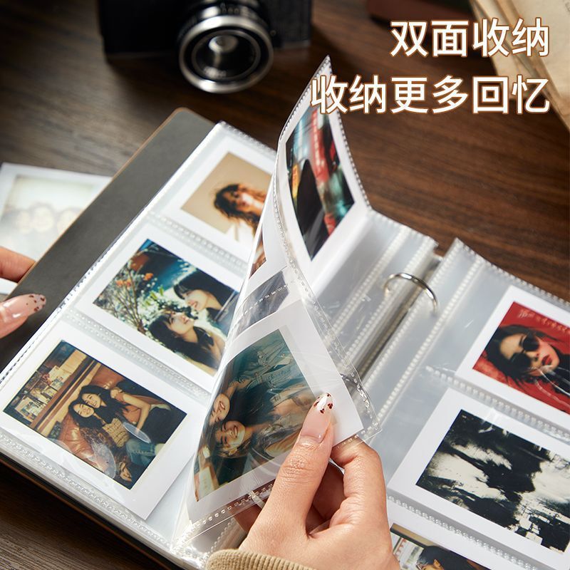 拍立得mini相册一宫格单格两宫格收纳册方形3寸迷你相收集可定制|undefined