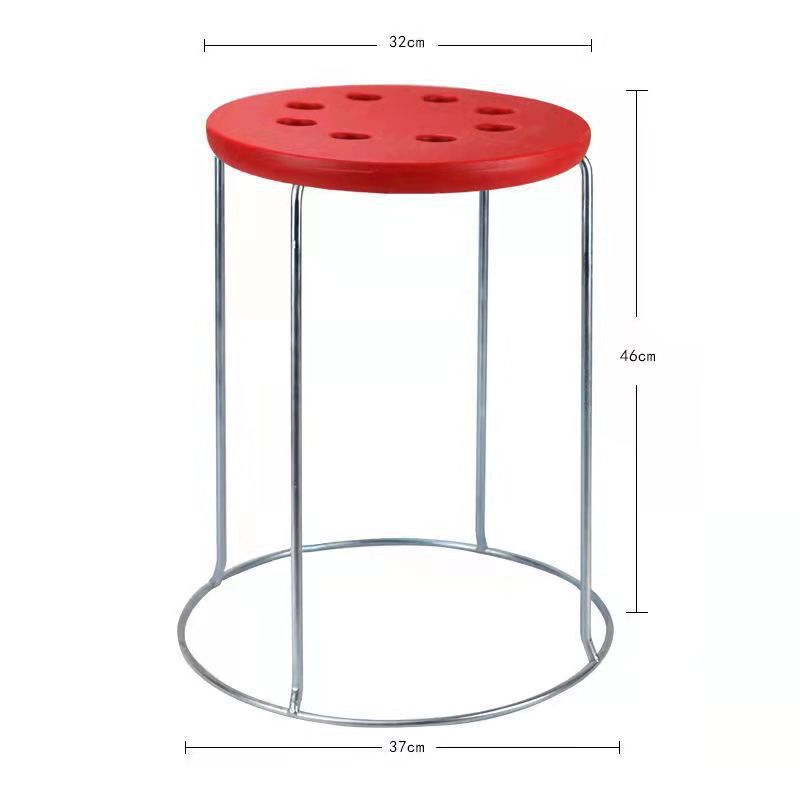 Sillas taburetes de metal taburetes redondos para el hogar taburetes de comedor gruesos de acero sala de estar para el hogar parrilla gran estante de envío gratuito