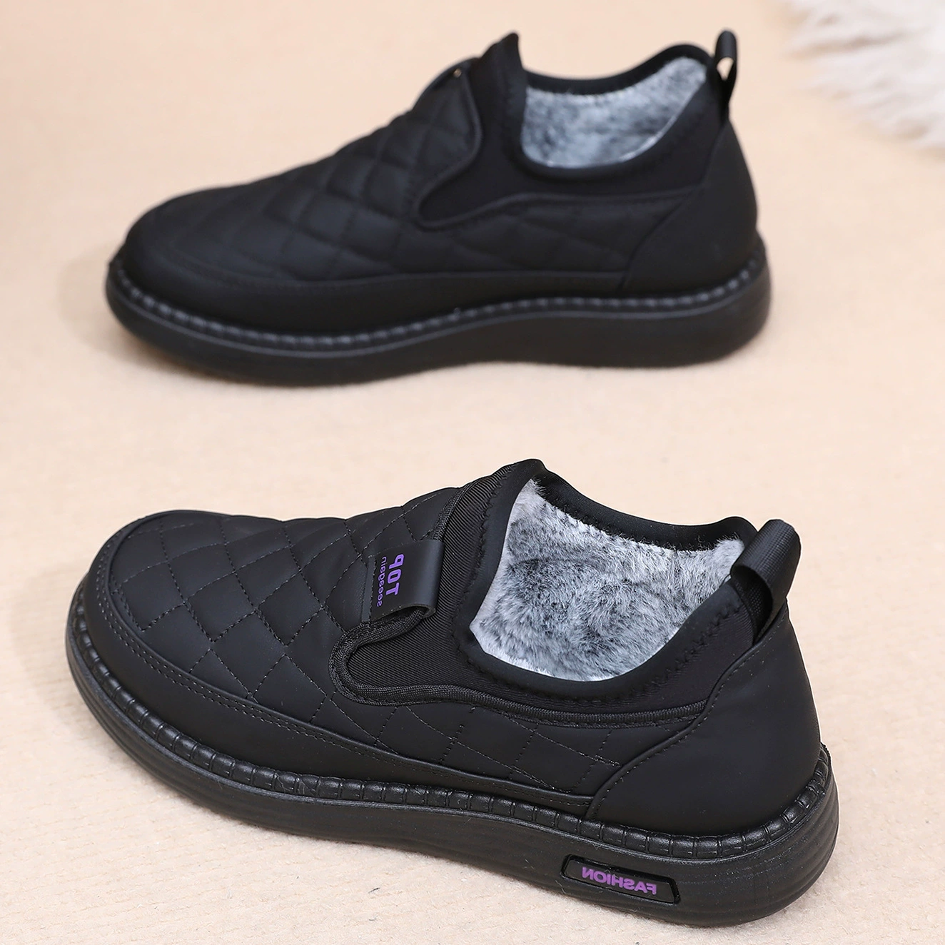 Обувь, тёплые ботинки, нескользящая обувь для мамы