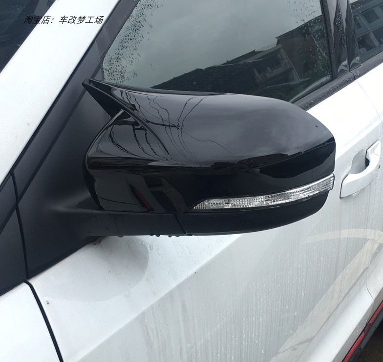 Changan CS75CS55plusCS95 modified horn rearview mirror cover decoration carbon fiber pattern adhesive supplies appearance